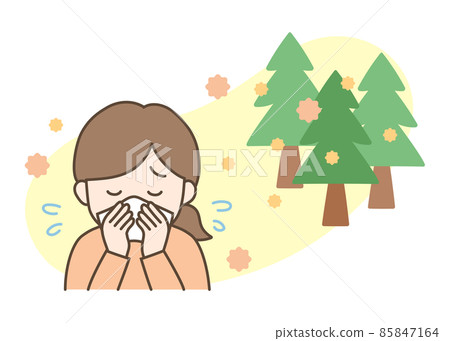 Hay fever nasal discharge 85847164