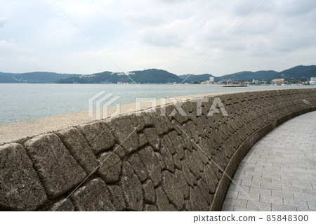 Ushimado sea, embankment and coastal promenade 1 Setouchi City, Okayama Prefecture 85848300