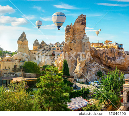 Day in Goreme village Day in Goreme village 85849590