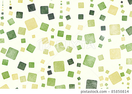 Background material_watercolor texture_green 85850814