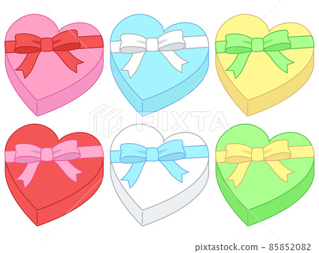 Heart-shaped present box 85852082