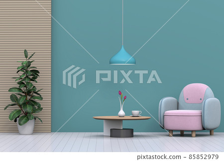 interior living room with sofa. 3D render interior living room with sofa. 3D render 85852979