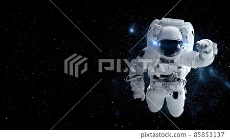 Astronaut spaceman do spacewalk while working for spaceflight mission Astronaut spaceman do spacewalk while working for spaceflight mission 85853137