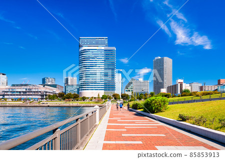 Tokyo Toyosu Harumibashi Park and surrounding scenery Tokyo Toyosu Harumibashi Park and surrounding scenery 85853913