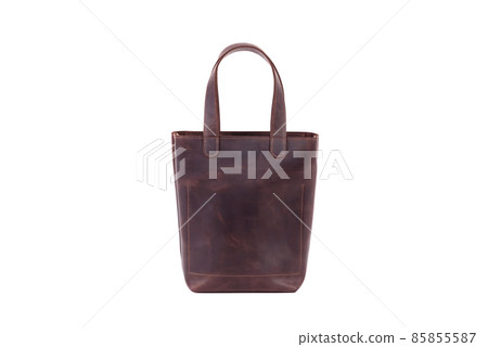 Modern leather casual or business bag isolated on white background Modern leather casual or business bag isolated on white background 85855587