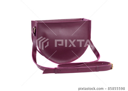 Modern leather casual or business bag isolated on white background 85855598