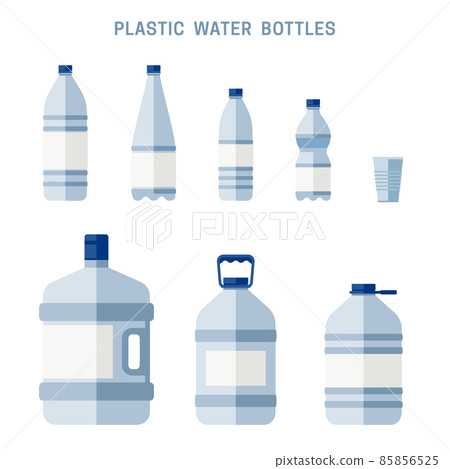 Plastic containers for clean drinking water. Plastic containers for clean drinking water. 85856525
