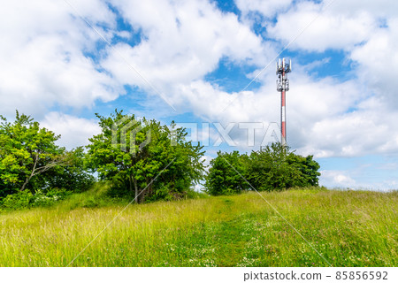 Helisova skala with TV transmitter near Sosuvka village 85856592