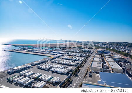 從茨城縣大洗海洋塔遠眺 85858371