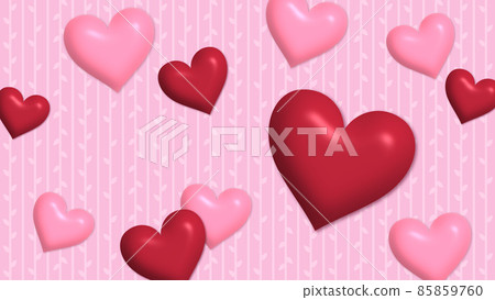 Valentine background design with three-dimensional heart Valentine background design with three-dimensional heart 85859760