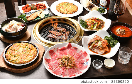 Yakiniku Korean food gathering Yakiniku Korean food gathering 85860230