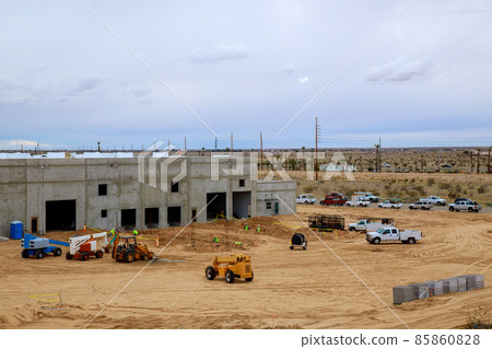 New constructions development with build urban concrete building 85860828