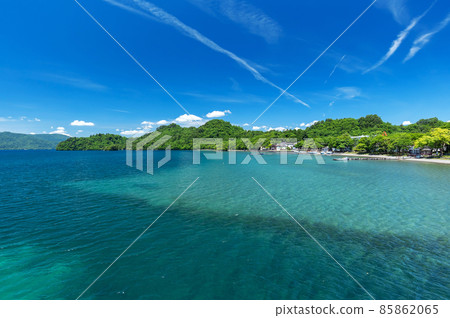 【青森縣十和田湖閉館】十和田湖畔閉館風景 85862065