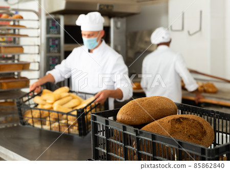 View of appetizing fresh baked bread View of appetizing fresh baked bread 85862840