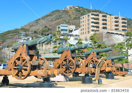 [Yamaguchi Prefecture] Dannoura Battlefield under sunny weather (Choshu gun) 85863458