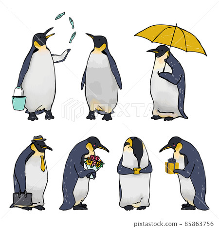 帝企鵝手繪插畫漫畫集 帝企鵝手繪插畫漫畫集 85863756