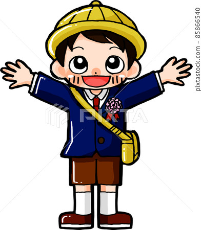 A child wearing a hat and smiling A child wearing a hat and smiling 85866540