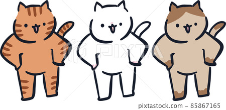 一隻站立的貓 一隻站立的貓 85867165