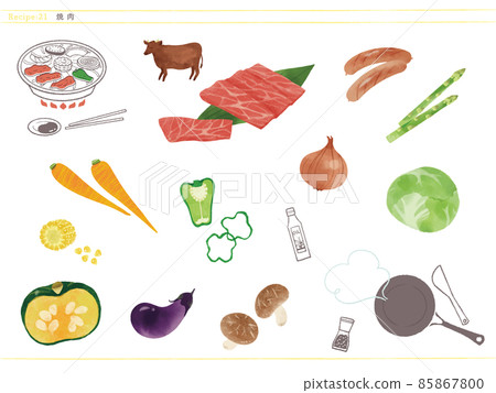 經典配菜-烤肉配料說明 85867800