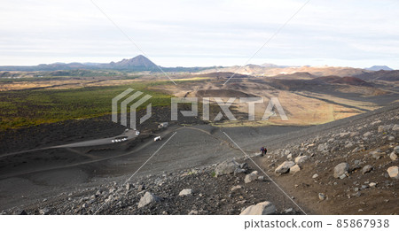 Small crater in Iceland 85867938