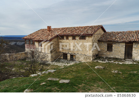 Homestead of A.S.Firkovich in cave city Chufut-Kale in Bakhchysarai, Crimea Homestead of A.S.Firkovich in cave city Chufut-Kale in Bakhchysarai, Crimea 85868630