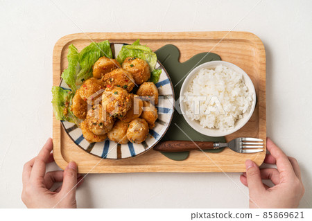 金沙花枝丸 金沙 花枝丸 鹹蛋 鹹蛋黃 cuttlefish ball イカボール 85869621