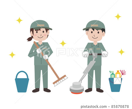 Cleaning staff Workers Cleaning staff 85870878