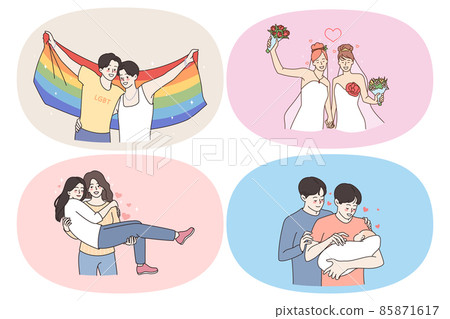 Lgbt people and Homosexual lifestyle concept Lgbt people and Homosexual lifestyle concept 85871617