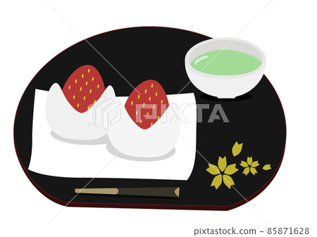 Strawberry Daifuku 85871628