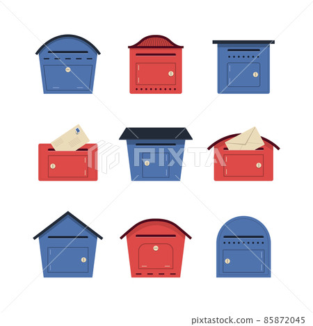 Mailbox Collection in Various Style. Mailbox Collection in Various Style. 85872045