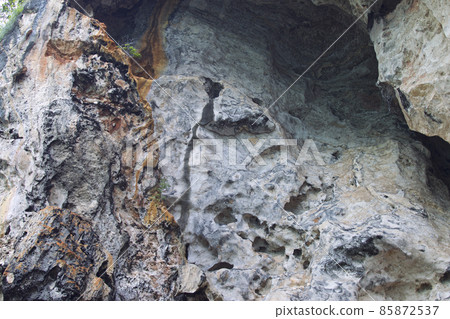 Details and forms of rocks on Railay peninsula, Thailand 85872537