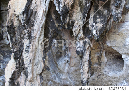 Details and forms of rocks on Railay peninsula, Thailand 85872684