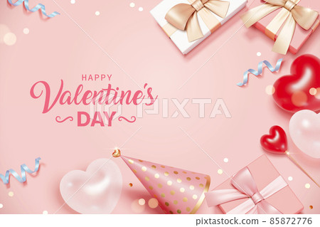 Valentine's Day gift scene design 85872776