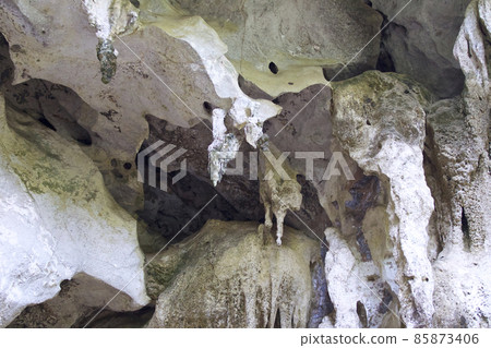 Details and forms of rocks on Railay peninsula, Thailand 85873406