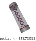 Container containing purple chemicals 85873533