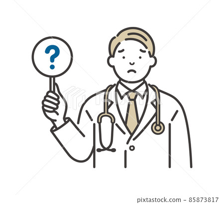 ?? Young doctor with a tag 85873817