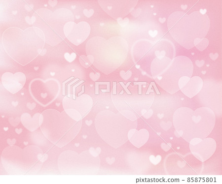 Gentle pastel tone pink heart Gentle pastel tone pink heart 85875801