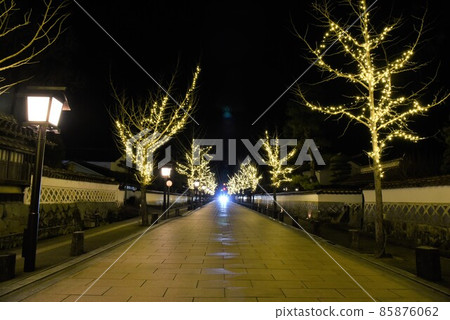 小京都津和野冬季燈飾夜景 85876062