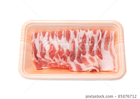 Packed with pork ribs [Material for leaflets] 85876712