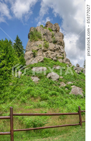 The rock complex of Tustan in Ukraine The rock complex of Tustan in Ukraine 85877027