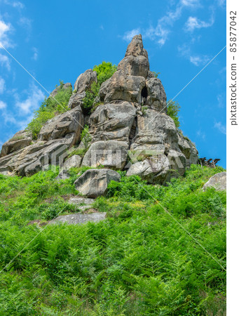 The rock complex of Tustan in Ukraine 85877042