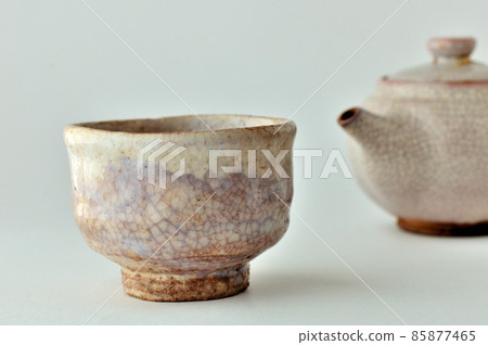 Hagi ware Kyusu and hot water 85877465