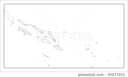 所羅門群島地圖。 所羅門群島地圖。 85877852