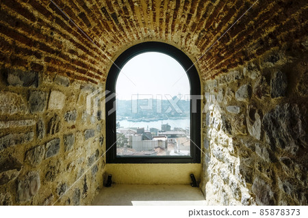 View of Istanbul from the height of the Galata Tower. The architecture of the historic old part of Istanbul. View of Istanbul from the height of the Galata Tower. The architecture of the historic old part of Istanbul. 85878373