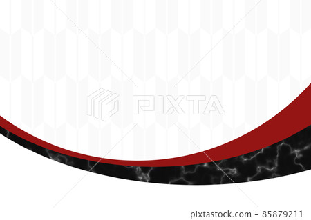 Abstract background of arrow fletching pattern, horizontal position, white 85879211