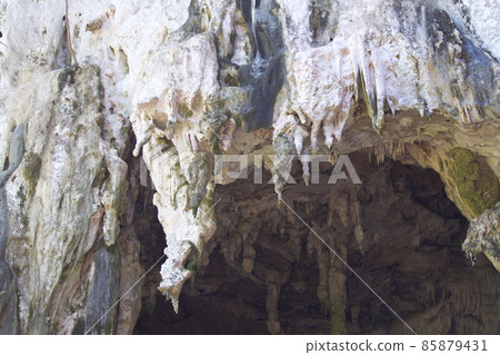 Details and forms of rocks on Railay peninsula, Thailand 85879431