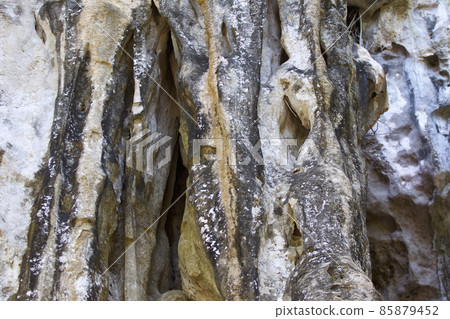 Details and forms of rocks on Railay peninsula, Thailand Details and forms of rocks on Railay peninsula, Thailand 85879452