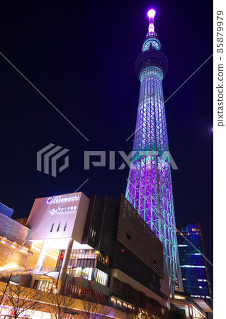Tokyo Sky Tree & Kimetsu no Yaiba 合作 / Special Light Up-Kocho Shinobu- Tokyo Sky Tree & Kimetsu no Yaiba 合作 / Special Light Up-Kocho Shinobu- 85879979