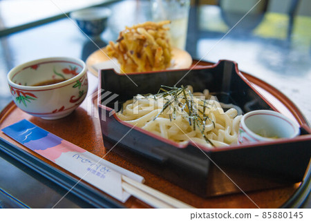 Kakiage and Zaru udon set meal 85880145