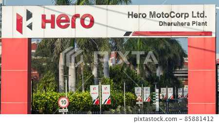 Hero Motocorp Ltd. Indian motorcycle and scooter manufacturing plant in Dharuhera, India Hero Motocorp Ltd. Indian motorcycle and scooter manufacturing plant in Dharuhera, India 85881412